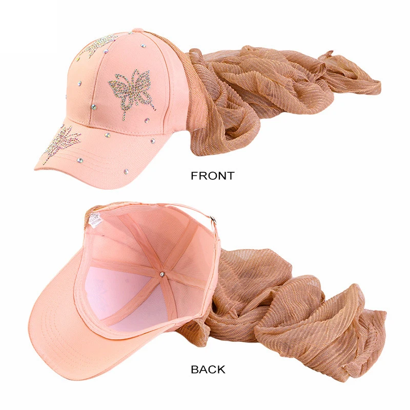 Baseball Cap Fitted - Musilm Hijab para mujer con gorra