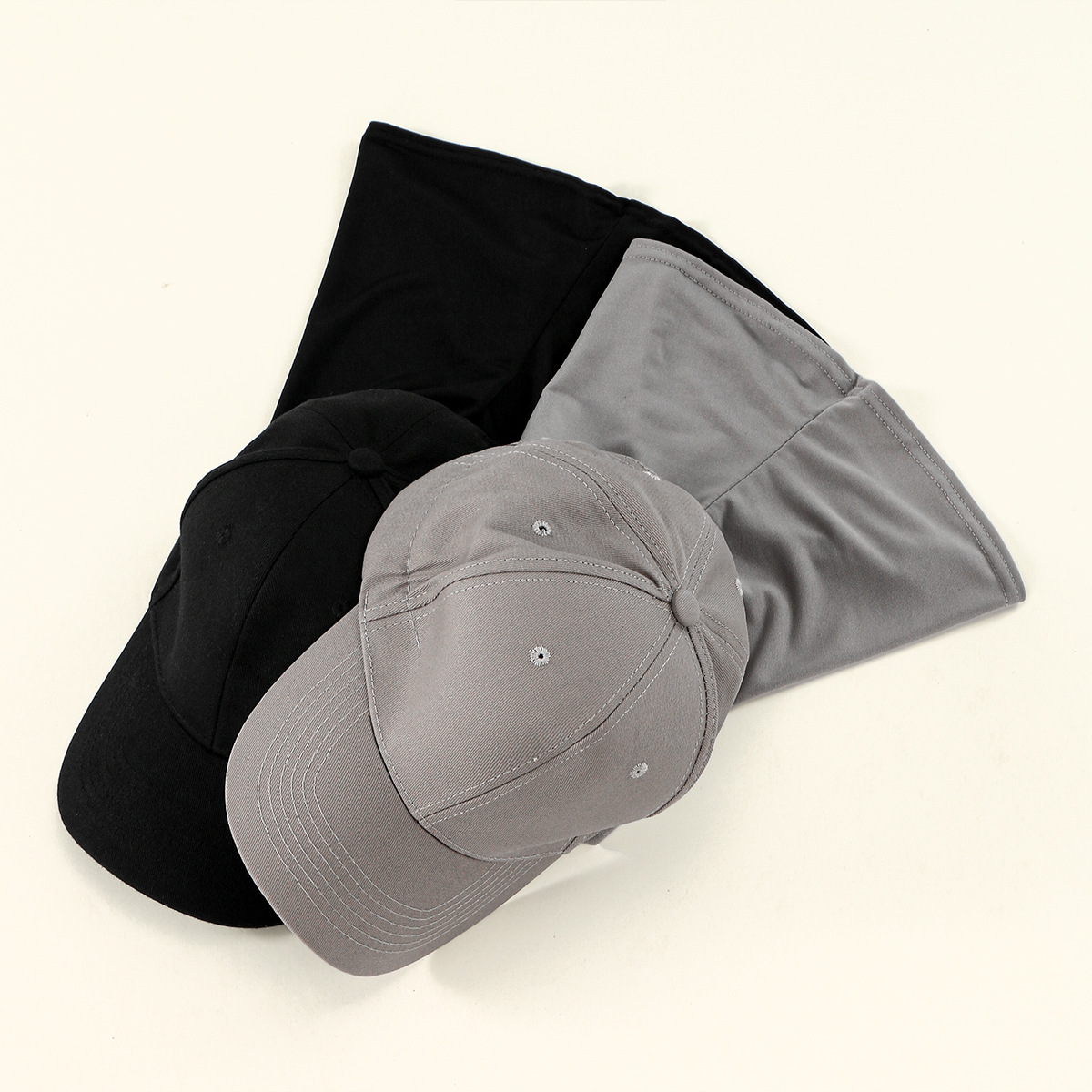 Baseball Cap Fitted - 2 Piezas Hiyab Musulmán Instantáneo para