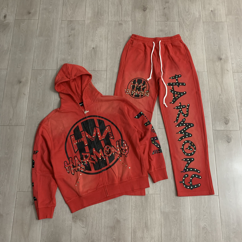Street Fashion Hip Hop - Conjunto de Sudadera con Capucha y
