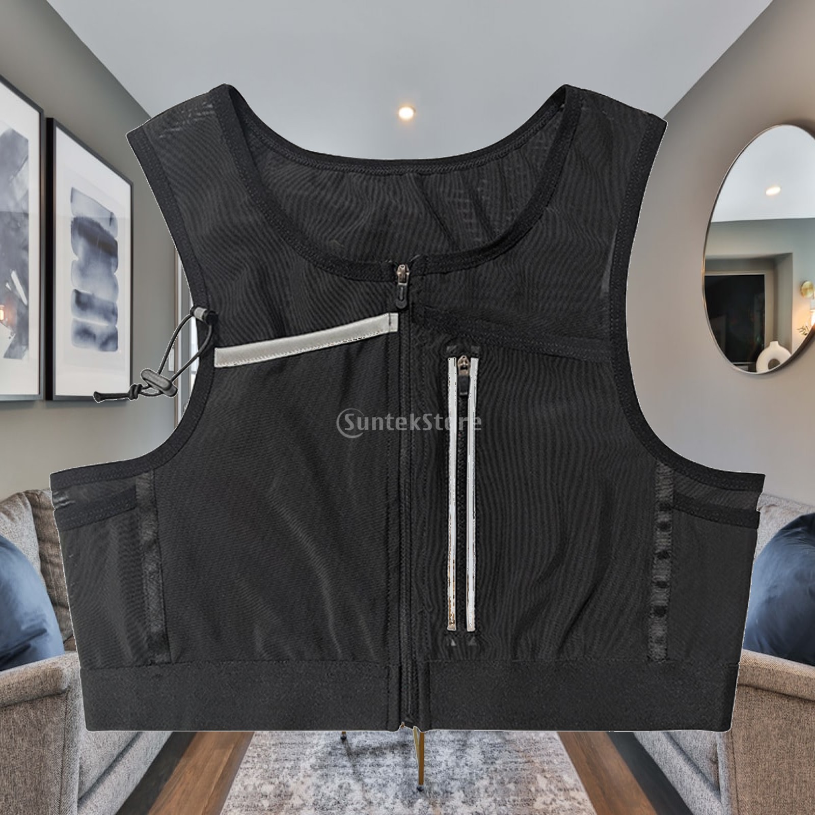 Reflective Jacket Running - Bolsa de chaleco para correr, bolsa
