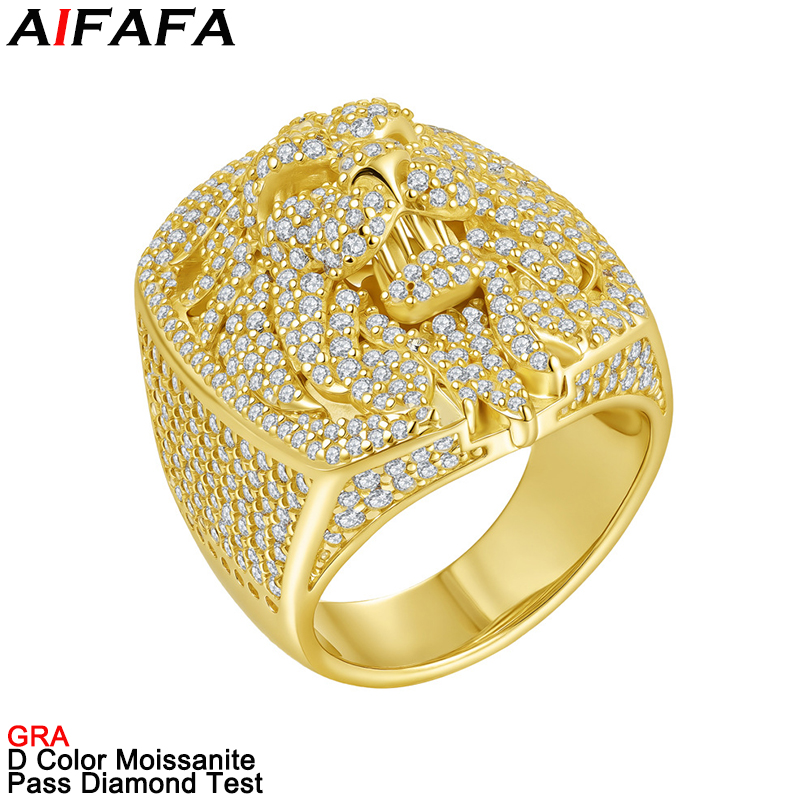 Street Fashion Jewelry - Anillos de Diamantes Moissanite Color D,