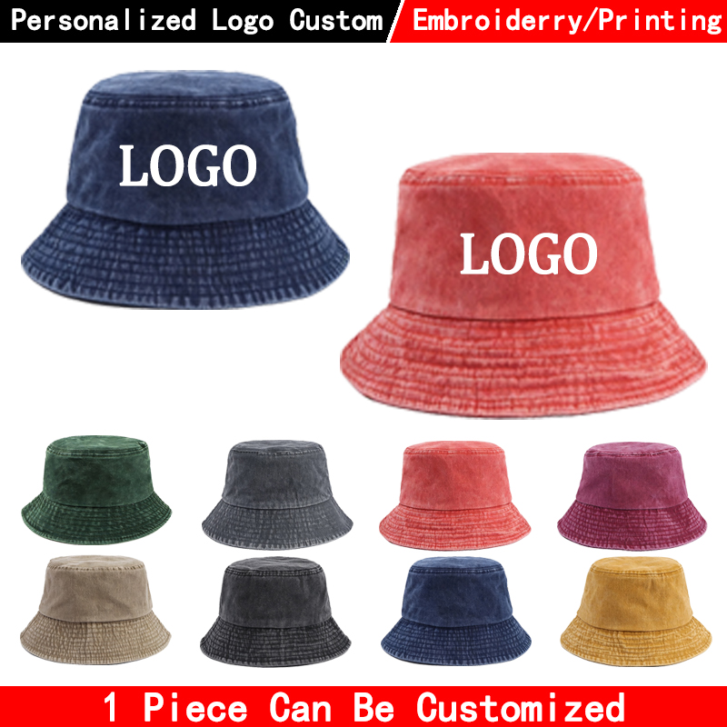 Baseball Cap Fitted - Sombrero de Pescador de Mezclilla con