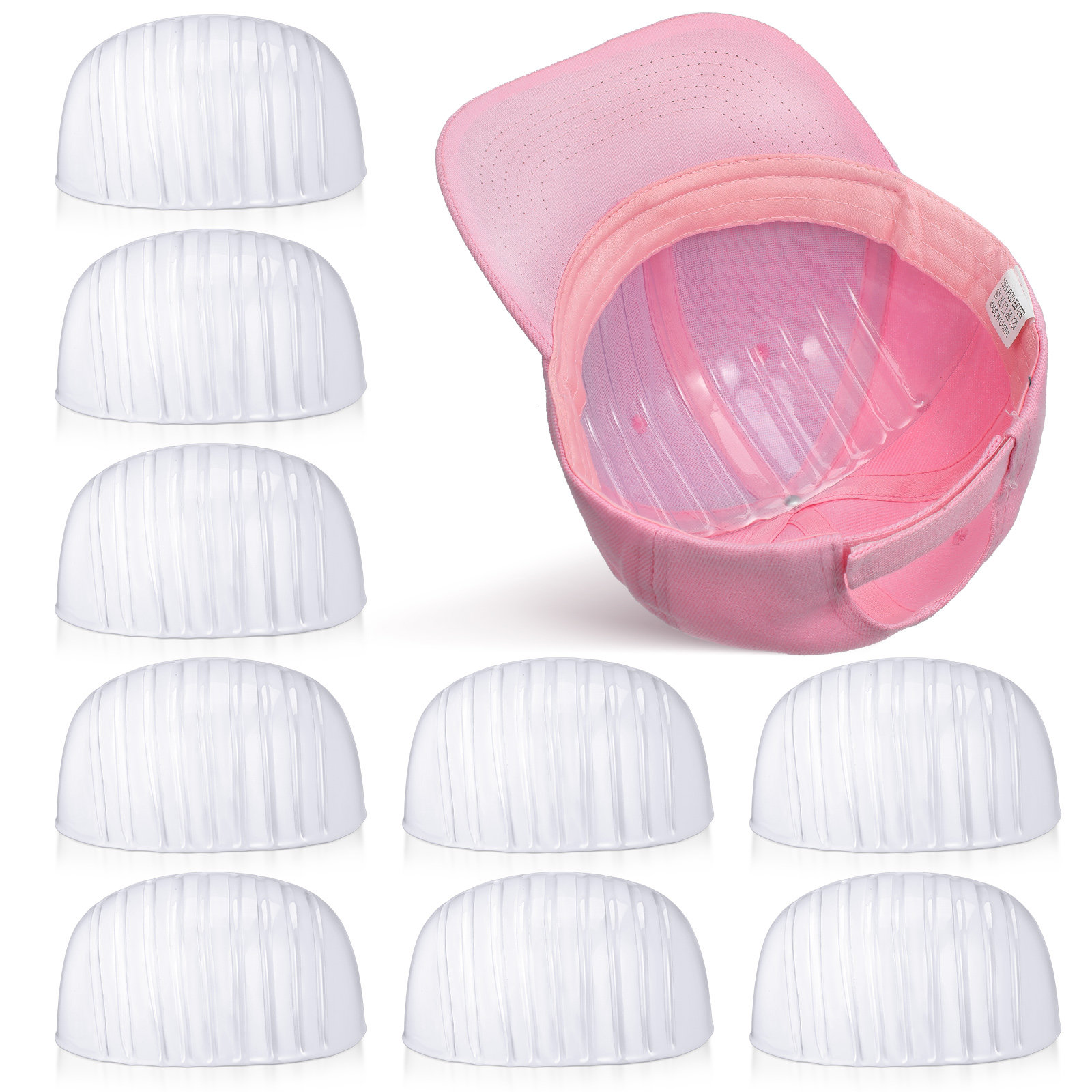 Baseball Cap Fitted - 25 unidades de soportes de plástico