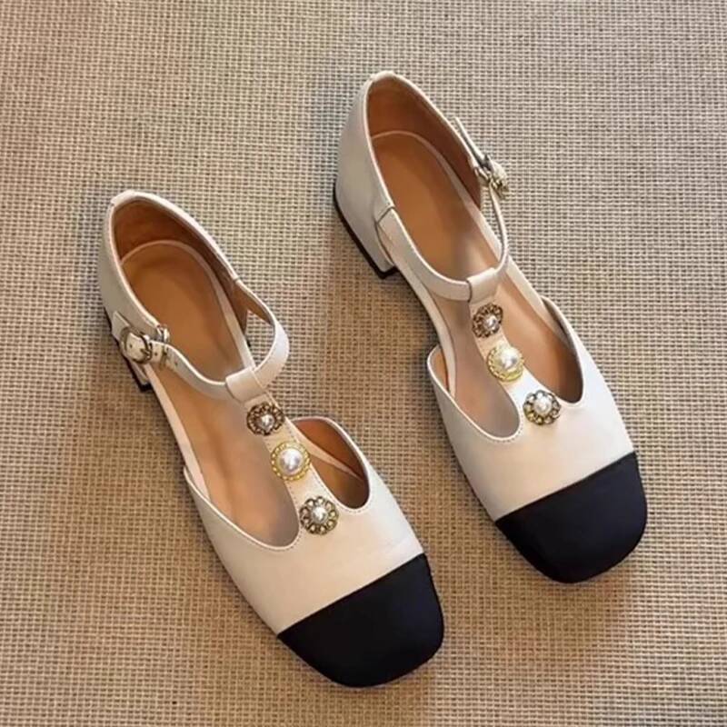 Street Fashion Designers - Sandalias De tacón con punta cuadrada
