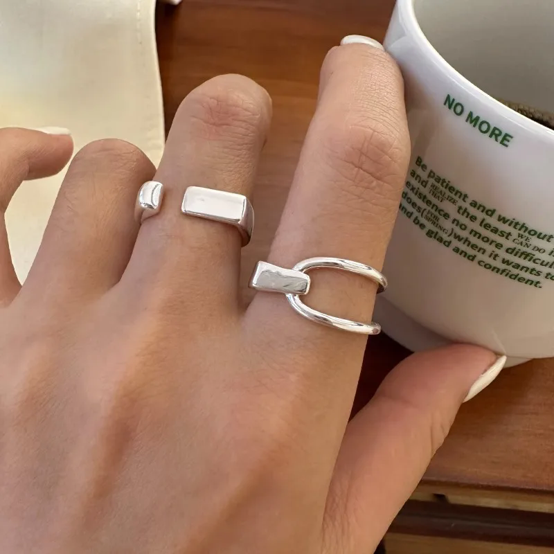 Street Fashion Rings - VENTFILLE 925 anillos de plata esterlina