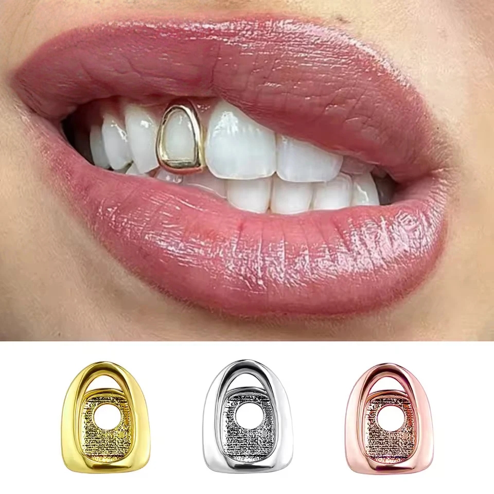 Street Fashion Jewelry - Color dorado Metal Hip Hop rapero
