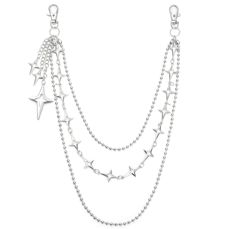 Street Fashion Jewelry - Cadena de cintura con colgante de