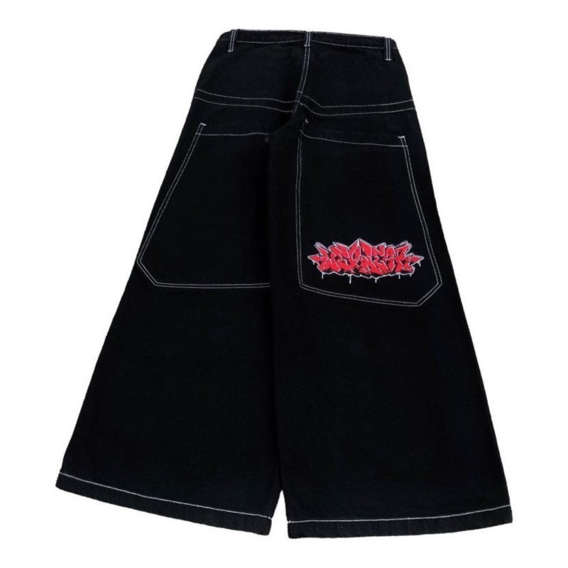 Street Fashion Hip Hop - Pantalones Vaqueros Anchos de Moda Americana