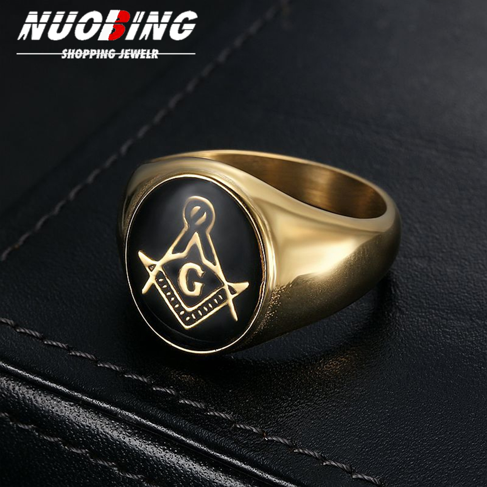 Anillo masónico de acero inoxi - Street Fashion Rings reseña y precio