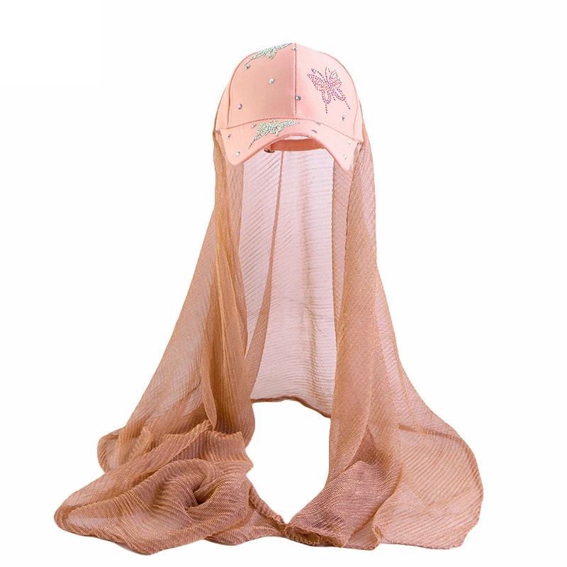 Musilm Hijab para mujer con go - Baseball Cap Fitted reseña y precio