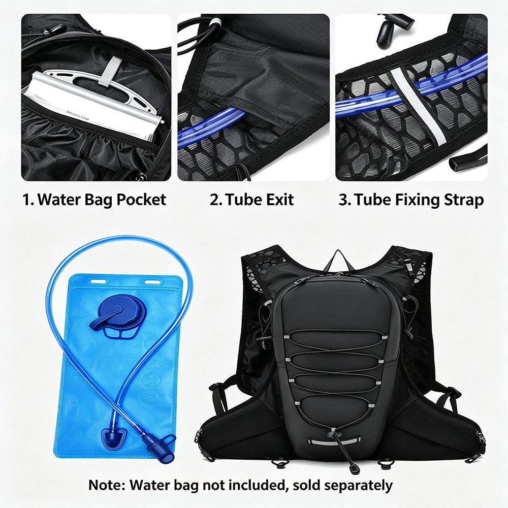 Mochila de hidratación para co - Reflective Jacket Running reseña y precio