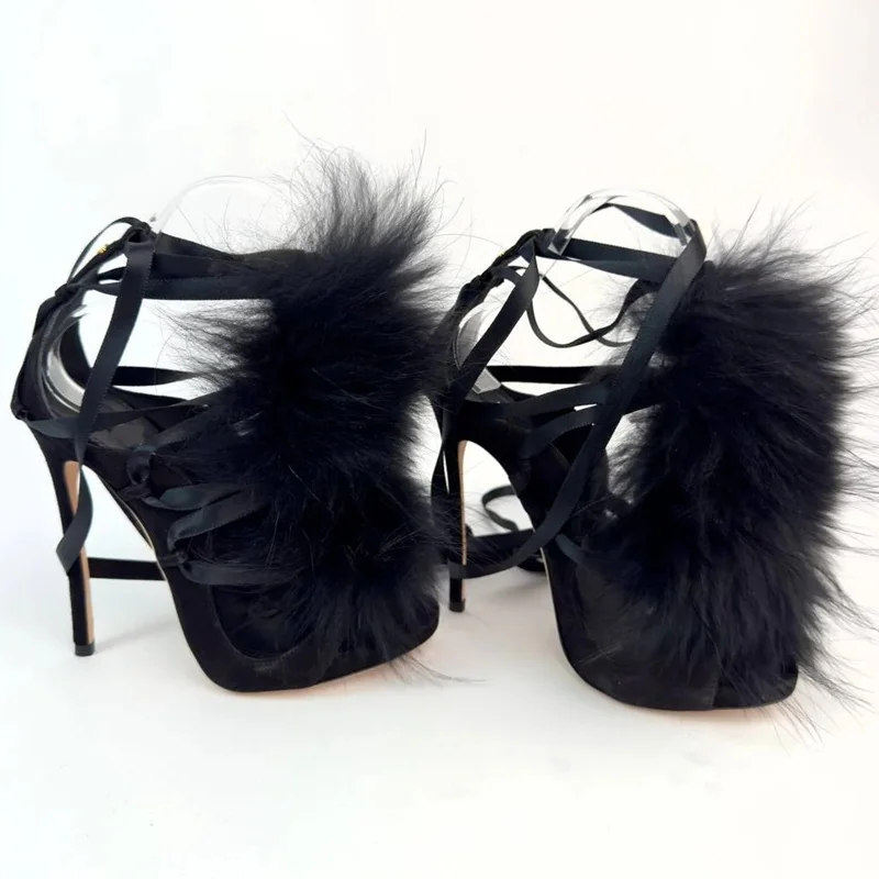 Sandalias de tacón fino con pu - Street Fashion Runway reseña y precio