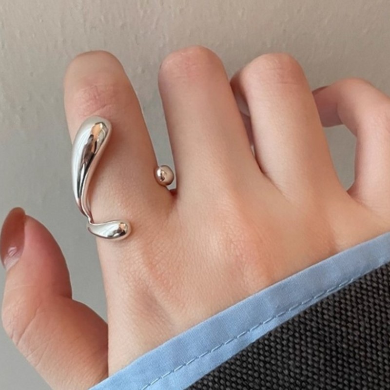 PANJBJ-Anillo Irregular de Pla - Street Fashion Rings reseña y precio