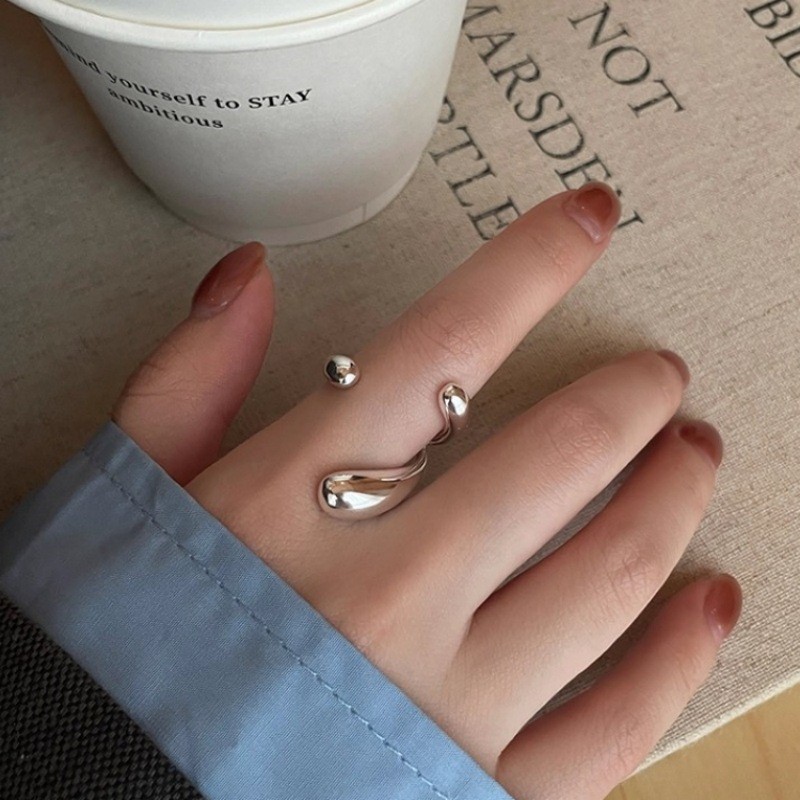 PANJBJ-Anillo Irregular de Pla - Street Fashion Rings reseña y precio