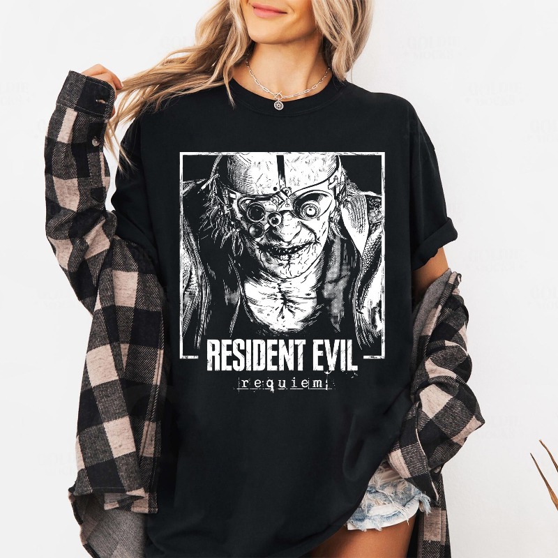 Camiseta Retro Resident Evil 9 - Street Fashion Couple reseña y precio