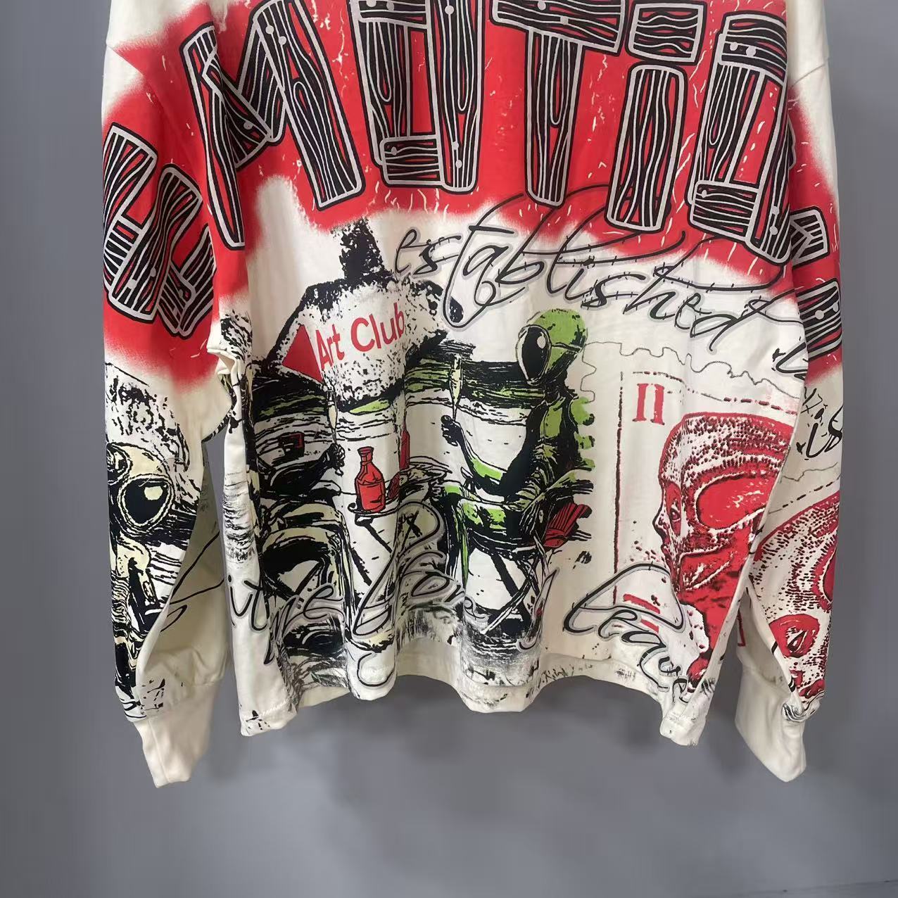 Camiseta de manga larga MIXED- - Street Fashion Hip Hop reseña y precio
