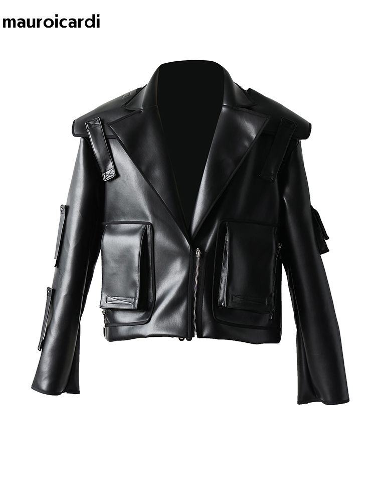 Mauroicardi-Chaqueta corta de  - Street Fashion Runway reseña y precio