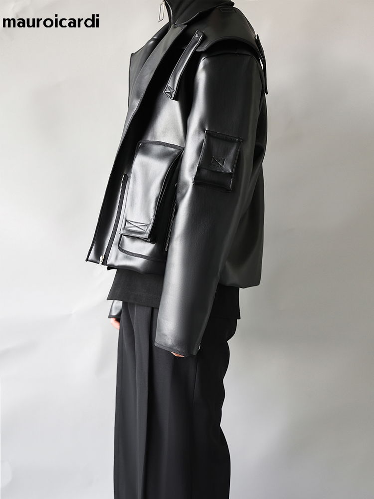 Mauroicardi-Chaqueta corta de  - Street Fashion Runway reseña y precio