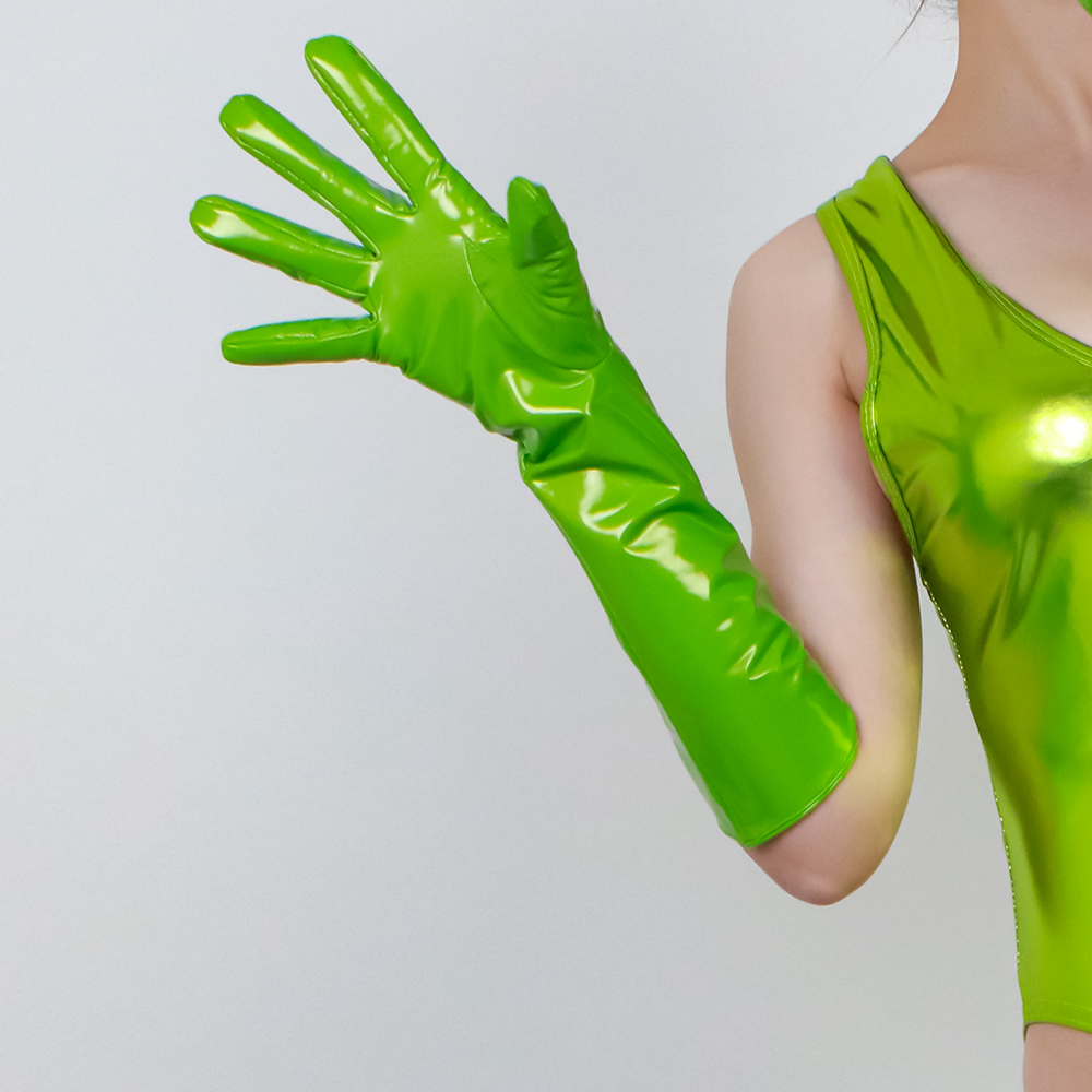 Guantes Largos de Cuero Sintét - Street Fashion Runway reseña y precio