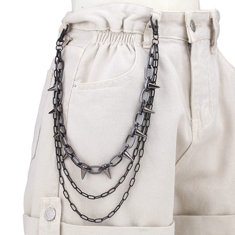 Hip Hop Punk Rock pantalones d - Street Fashion Jewelry reseña y precio