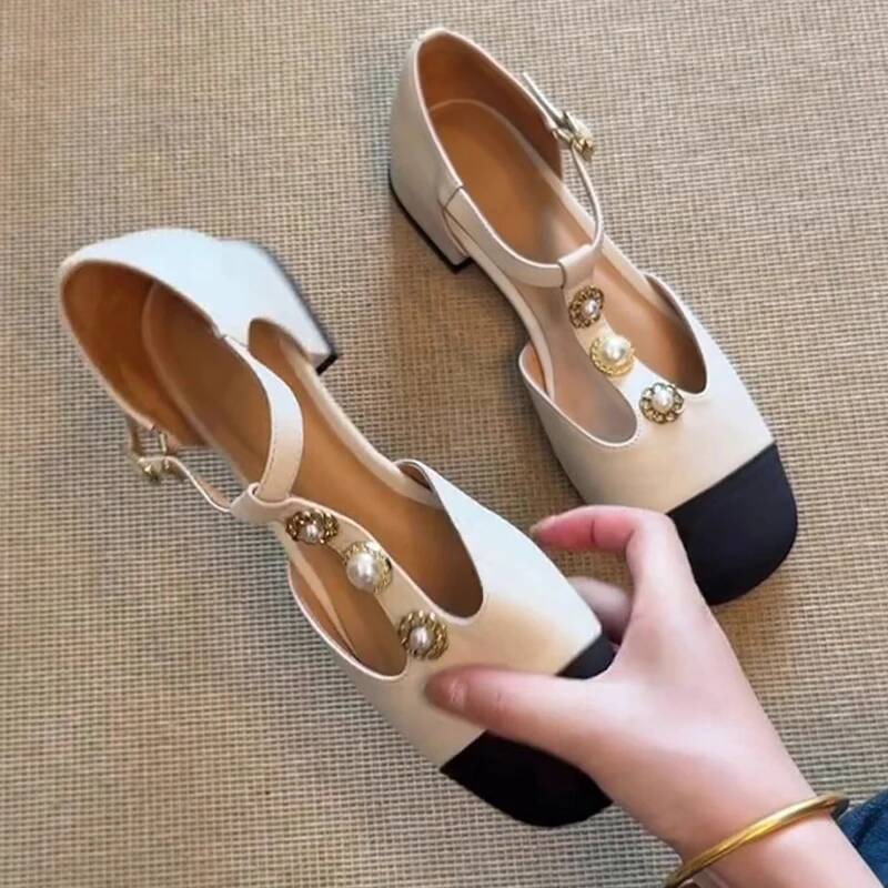 Sandalias De tacón con punta c - Street Fashion Designers reseña y precio