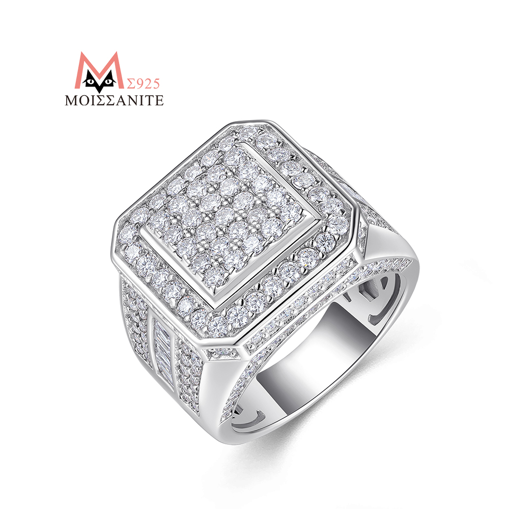 Anillo de moissanita completo  - Street Fashion Rings reseña y precio