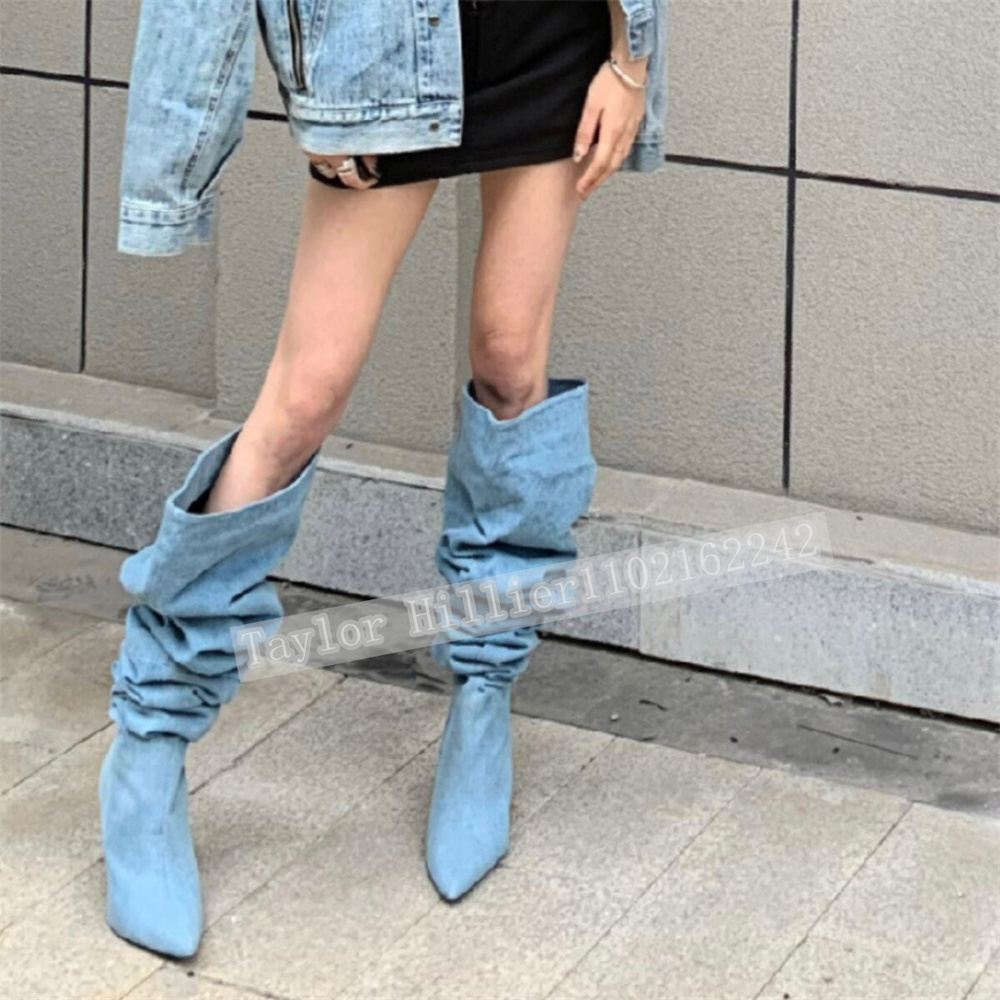 Botas de tacón de aguja con pu - Street Fashion Runway reseña y precio