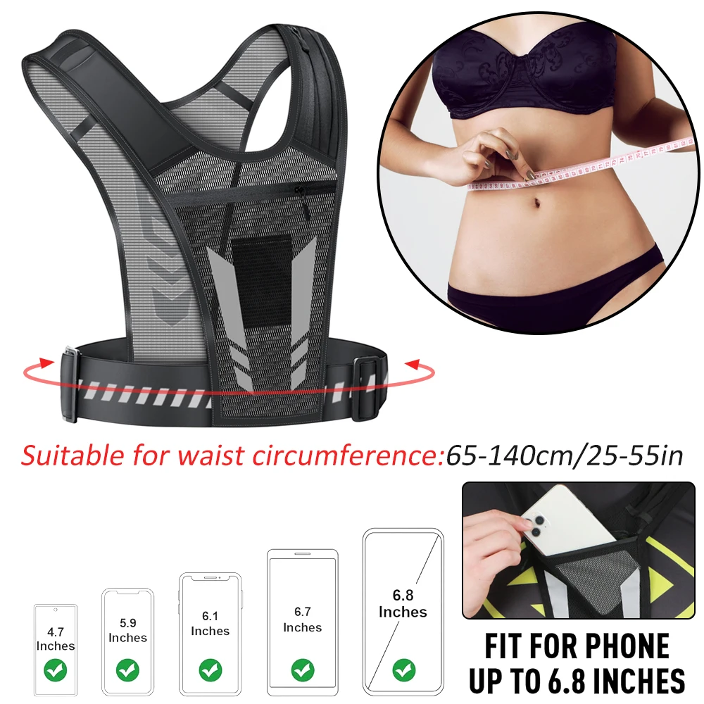 OSSOHH 1 chaleco para correr,  - Reflective Jacket Running reseña y precio
