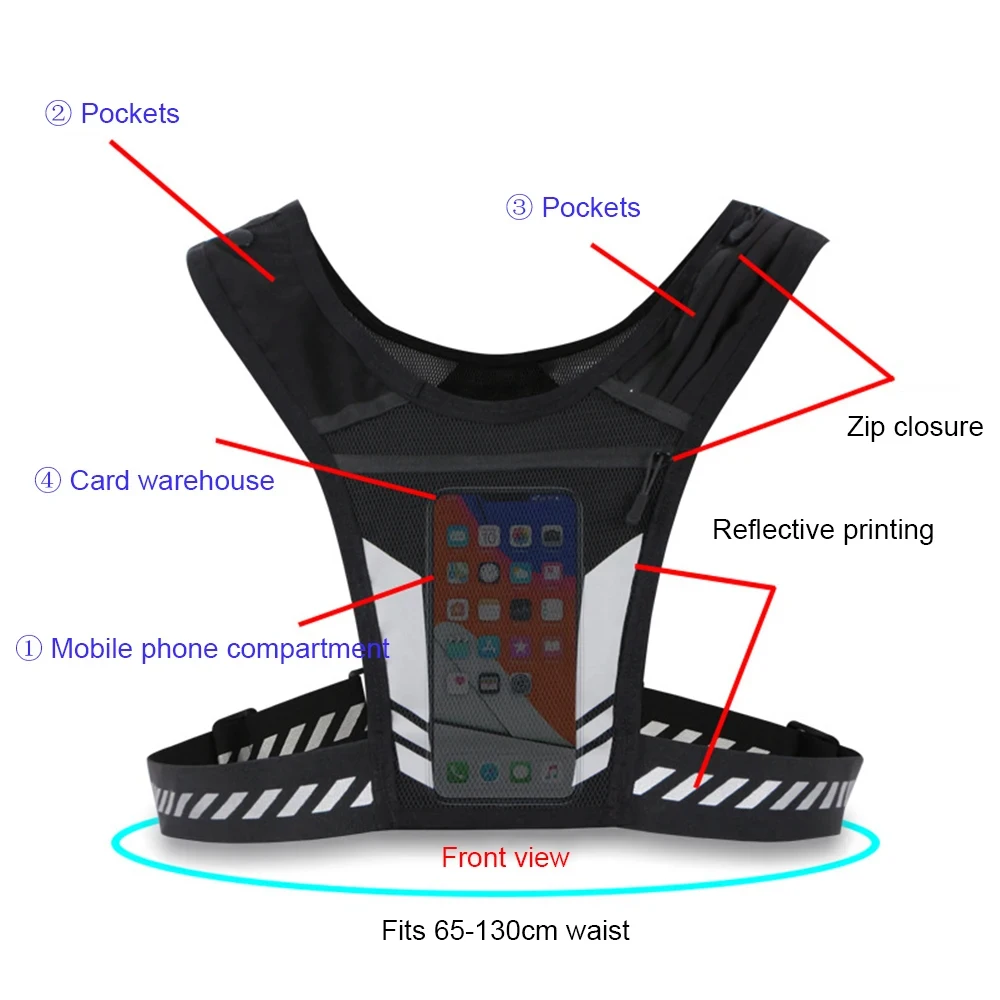 OSSOHH 1 chaleco para correr,  - Reflective Jacket Running reseña y precio