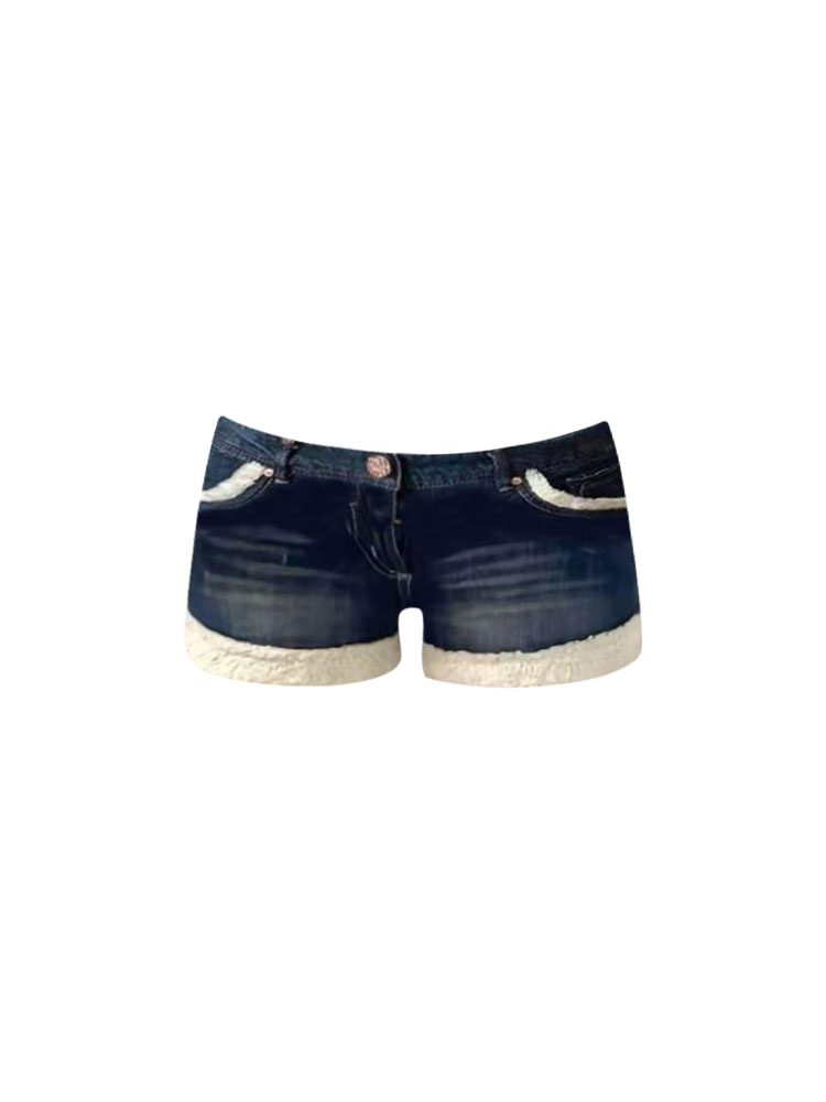 Shorts de mezclilla de cintura - Girl Fashion Street reseña y precio