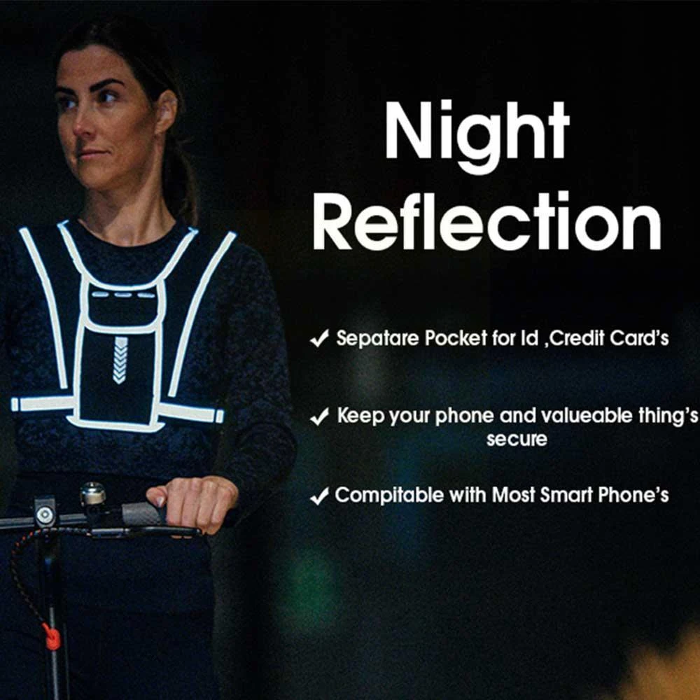 Chaleco para correr para hombr - Reflective Jacket Running reseña y precio