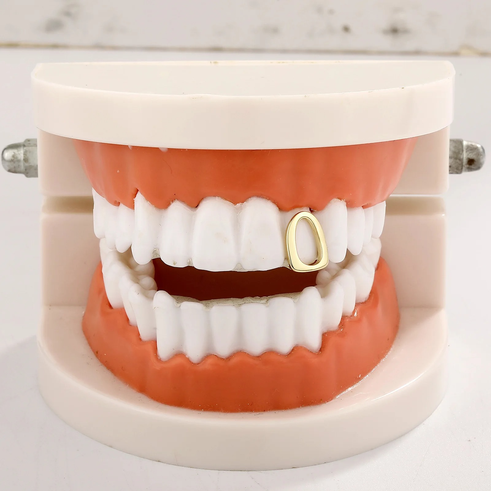 Color dorado Metal Hip Hop rap - Street Fashion Jewelry reseña y precio