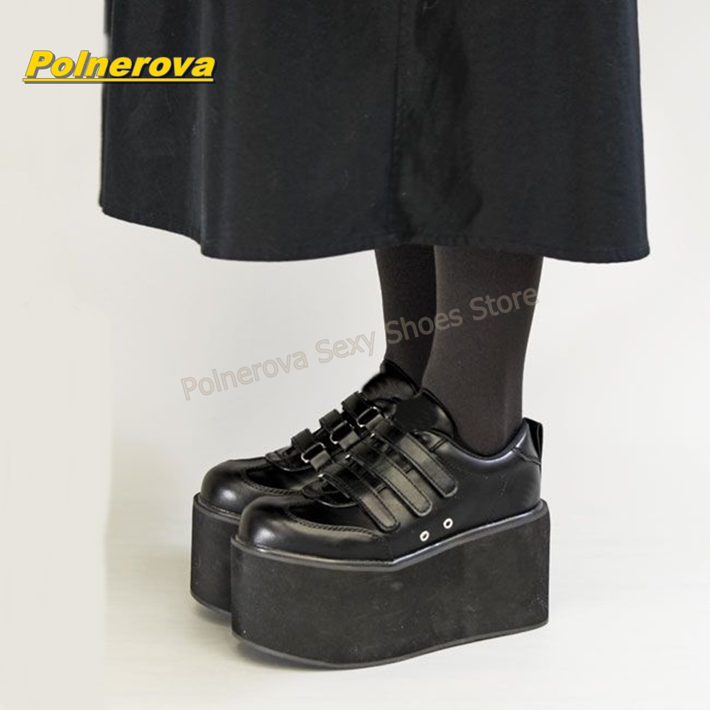 Zapatillas de plataforma gótic - Street Fashion Couple reseña y precio