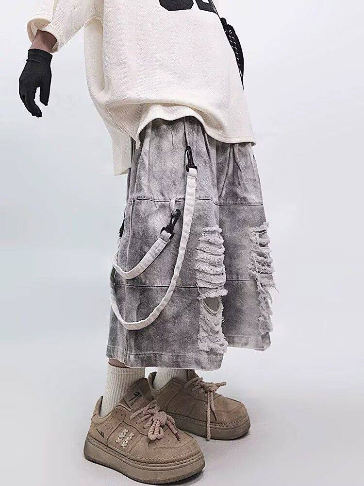 Pantalones Cortos Retro Hip-ho - Street Fashion Hip Hop reseña y precio