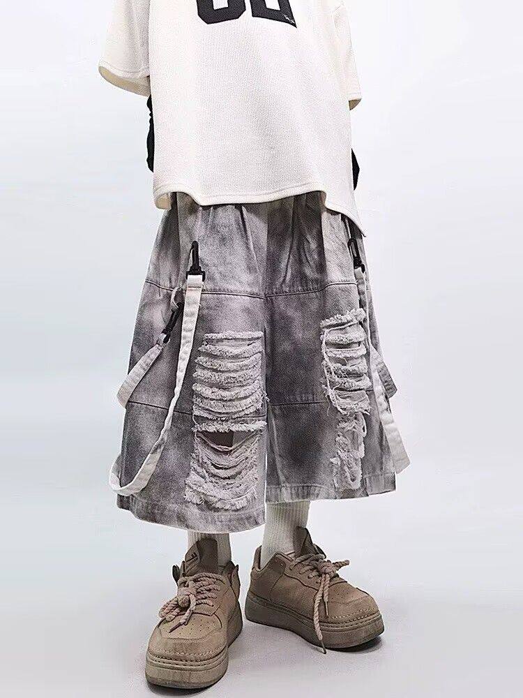 Pantalones Cortos Retro Hip-ho - Street Fashion Hip Hop reseña y precio